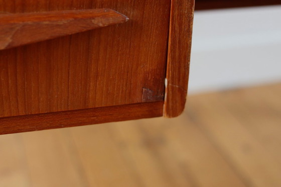 Image 1 of Small Scandinavian teak desk Gunnar Nielsen for Tibergaard 1960