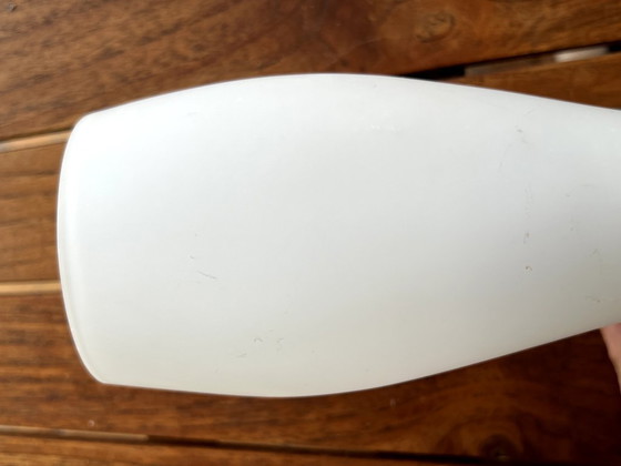 Image 1 of Pair of vintage INDA sconces - chrome & white opaline - Italy, Circa 1970