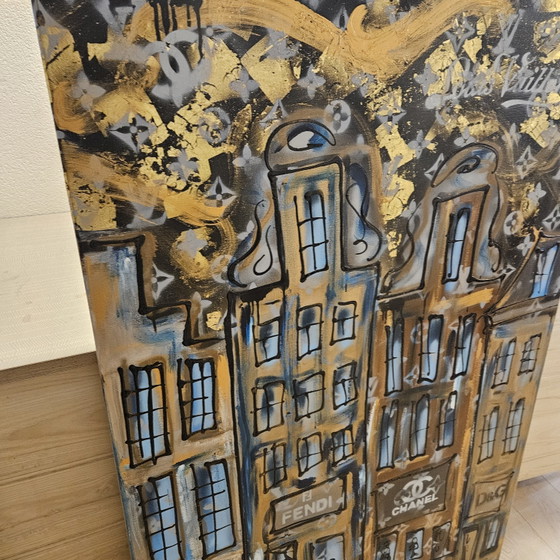 Rick Triest Glamour Amsterdam – Paintings & Drawings, Gold, Canvas (photo 13 of 15)