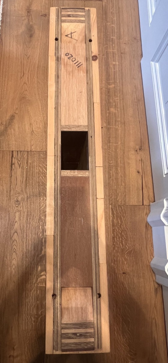 Piet Hein Eek – Mesa de Comedor Original de Madera Reciclada con Patas en T (Alto Brillo) – 260 cm – Como (photo 16 of 21)