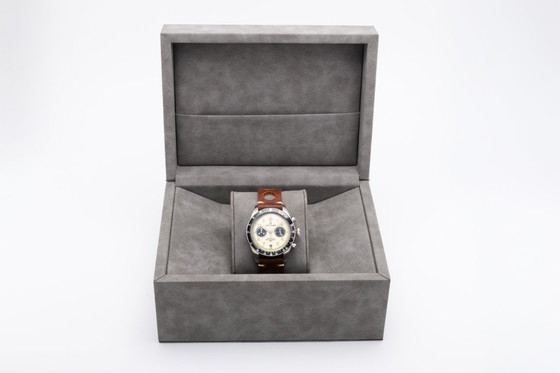 Image 1 of Giren Dupre Heritage Mecaquartz Steel Chronograph Watch 39mm