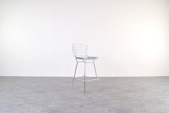 Image 1 of Vintage Bar Stools by Harry Bertoia for Knoll International, 1970s, Set of 2