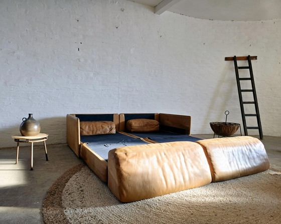 Image 1 of De Sede Modular Sofa 60s 70s Benches Sofa Couch Set Seating Group Vintage Daybed