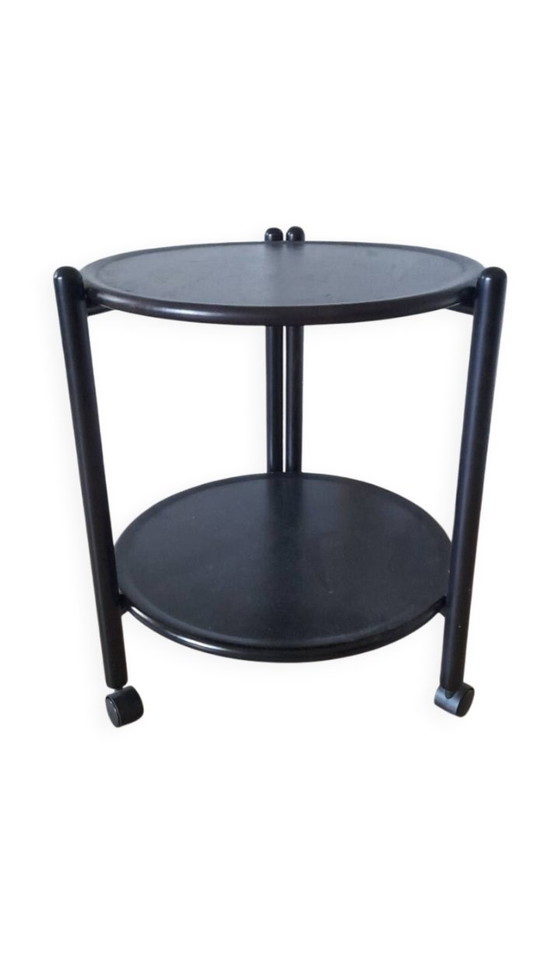 Image 1 of Desserte danoise pliable double plateau 1980s