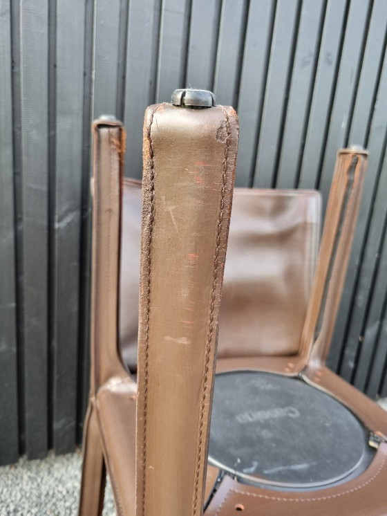Image 1 of 4 sedie Cassina marrone scuro