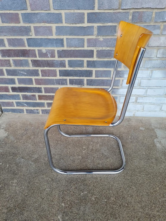 Image 1 of Funktionalistische Rohrstühle, 1930er Jahre, 4er-Set