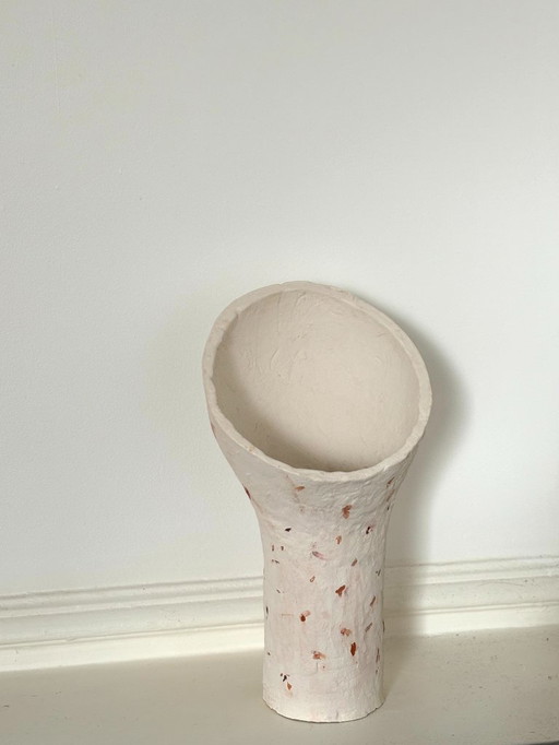 French contemporary ceramic lamp, "Cucchiao" by Renzo Maar