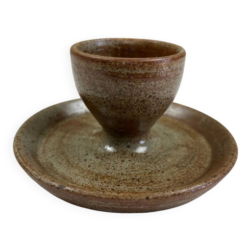 Stoneware egg cup