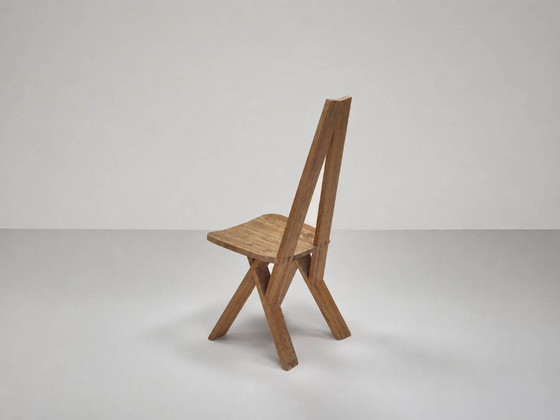 Model S45 Chlacc Wood Chair, Pierre Chapo, 1979 – Dining chairs (photo 3 of 17)