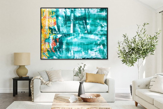 Jürgen Angeler - Atmospheric Green – Paintings & Drawings, Canvas (photo 9 of 19)