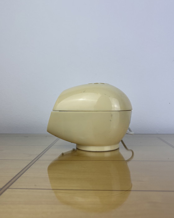 Image 1 of Lamp Table + Clock Timeband C-590 Timeco Vintage Clock - Lamp 1970s Bedside Lamp 70s Digital Alarm Clock Mid Century Space Age
