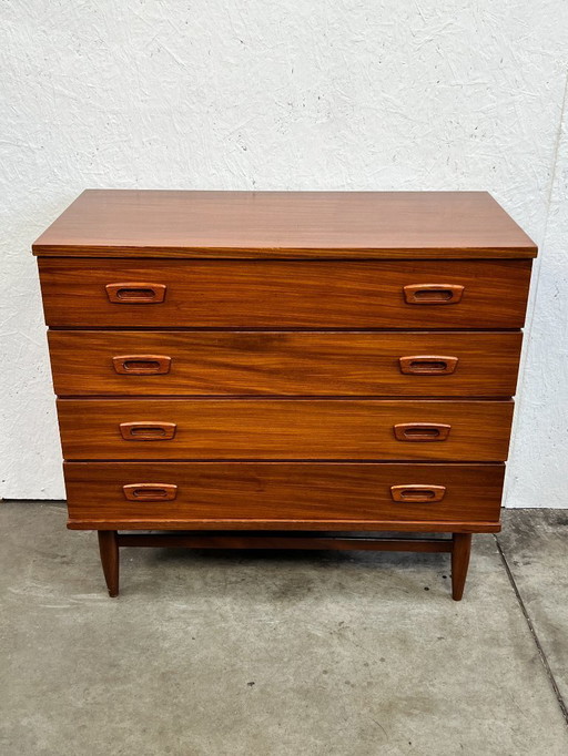 Commode vintage en teck, Pays-Bas, années 1960