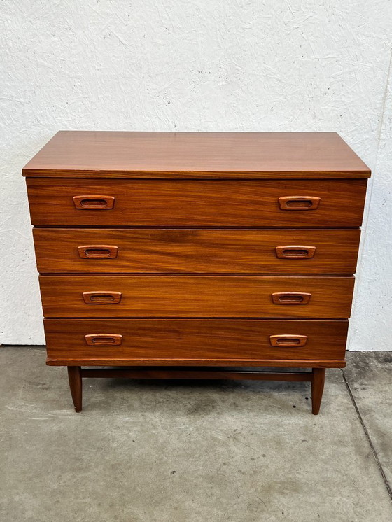 Image 1 of Commode vintage en teck, Pays-Bas, années 1960