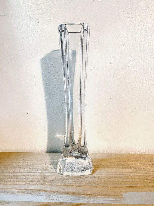 Soliflore Vase aus Kristall Daum France