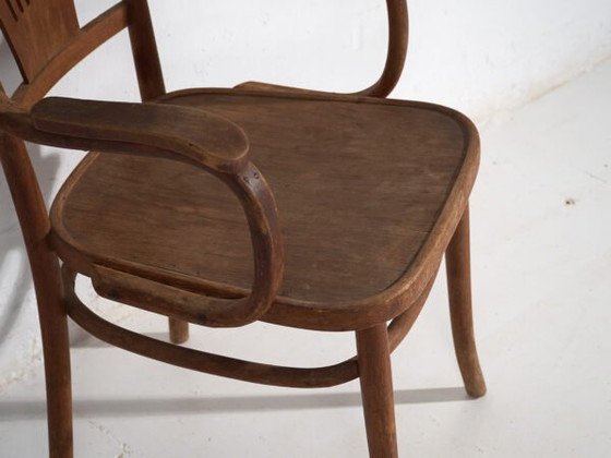 Sedia da ufficio antica in legno curvato (c.1920) #6 – Sedie da ufficio (photo 22 of 40)