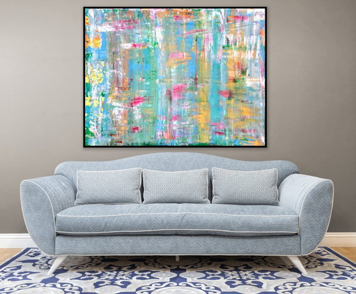 Jürgen Angeler - Blurred Radiation – schilderijen tekeningen, Canvas
