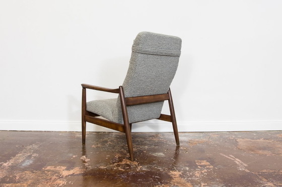 Image 1 of Mid Century High Back Armchair, 1960s, designed By Edmund Homa, Gfm, Poland