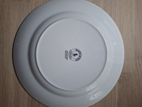 Piatto piano RALPH LAUREN Clearwater 1992, Servizi da tavola, Ceramica, Porcellana, Bianco (foto 5 di 6)