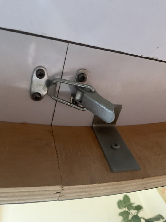 Image 1 of 70's Dining Table with Extendable Leaf