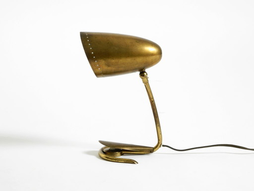 Exceptional rare Mid Century Modern brass table lamp