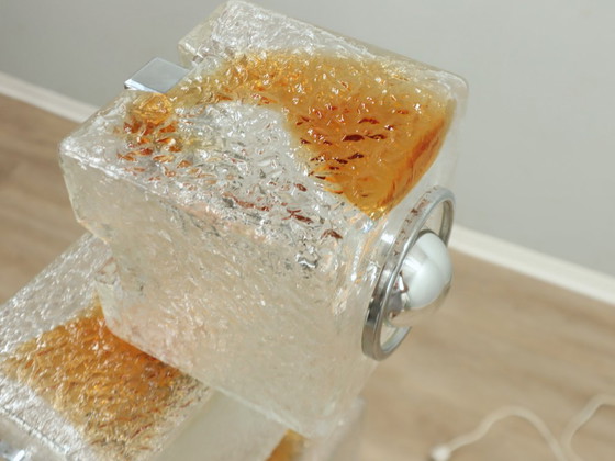 Image 1 of Lampada da terra in vetro cubico di Murano di Toni Zuccheri per VeArt, anni '70