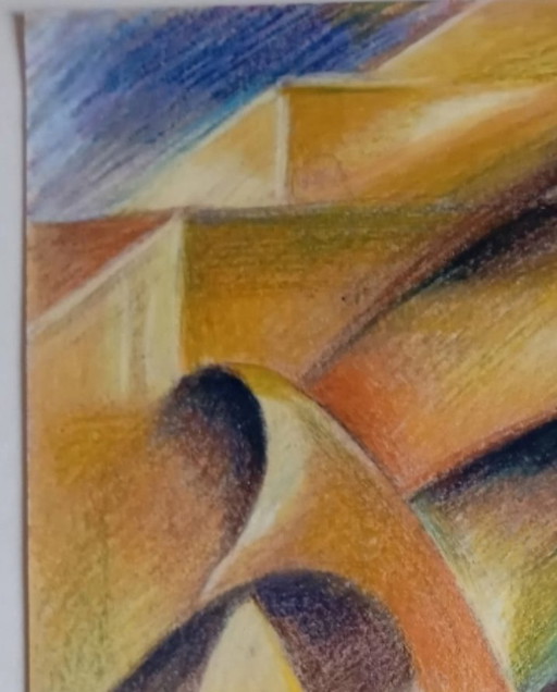 Disegno Originale Futurista di Bosso Renato