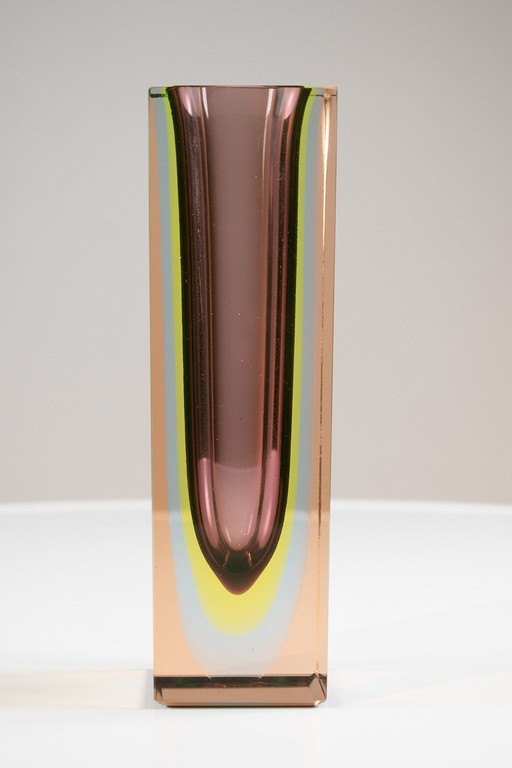 Vase Flavio Poli Sommerso pour Seguso