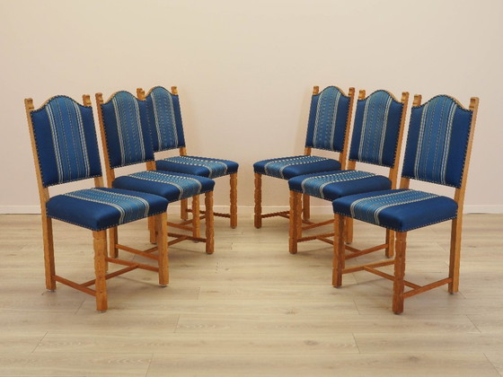 Image 1 of Set di sei sedie in rovere, design danese, anni '60, designer: Henning Kjærnulf