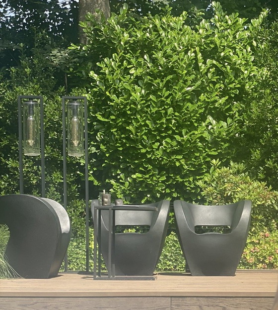 6 fauteuils de jardin Moroso Little Albert, chaises – Chaises de jardin, Plastic (photo 4 of 7)