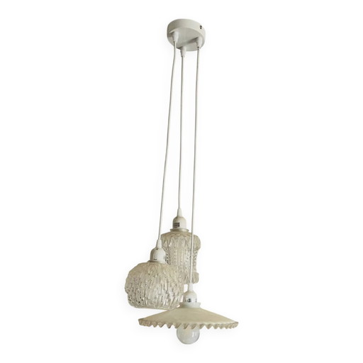 Suspension 3 globes vintage