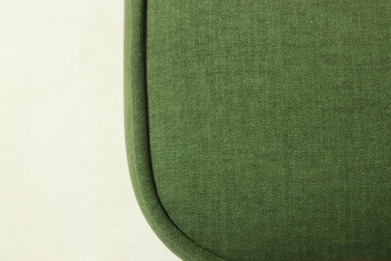 Image 1 of Paar vintage fauteuils groen Royal fluweel MCM ontwerp