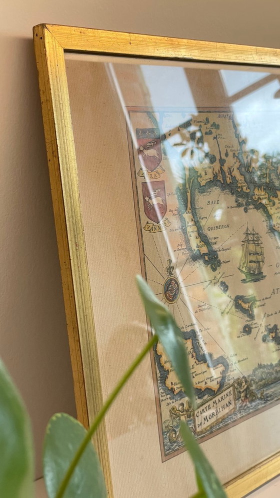 Image 1 of Vintage Atlantic OCEAN GOLD SCHEDA PIEGATA