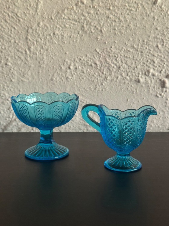 Set vintage Nuutajärvi Schaaltje e Melkkan (modello 5514) – Accessori da tavola, Glass (photo 3 of 8)