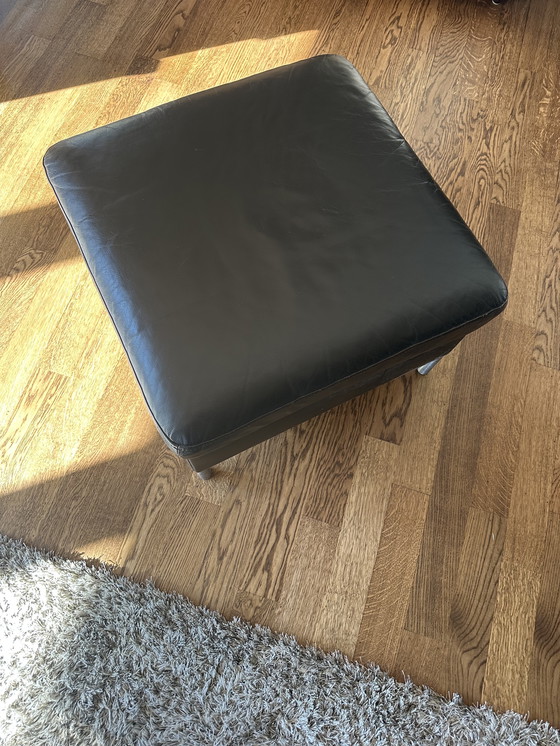 Image 1 of Ensemble de canapés en cuir paddés