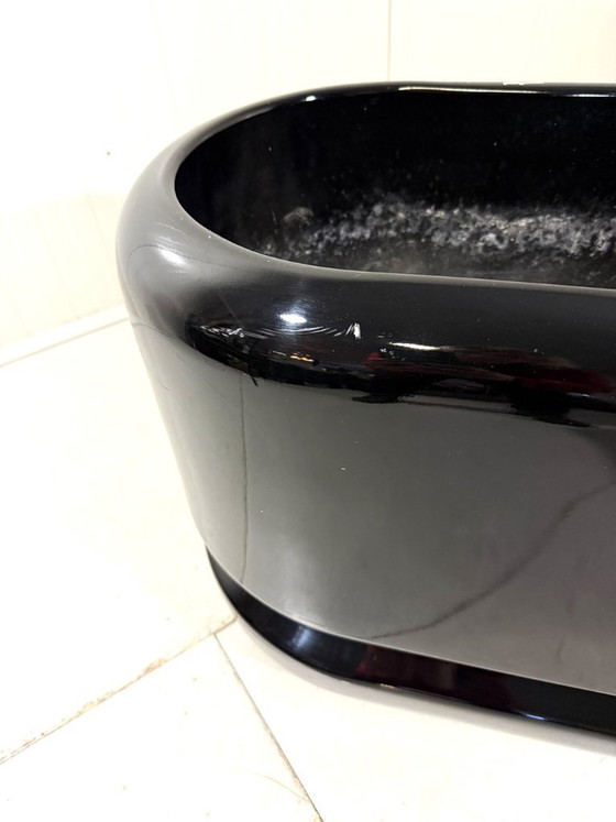 Image 1 of Vasi neri divisori per ambienti di Luigi Colani, anni '70