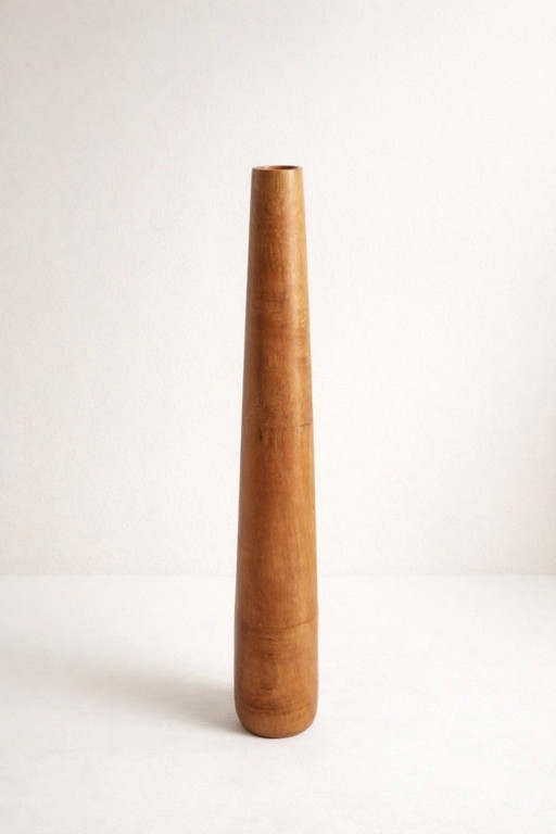 Large XXL vase in exotic wood