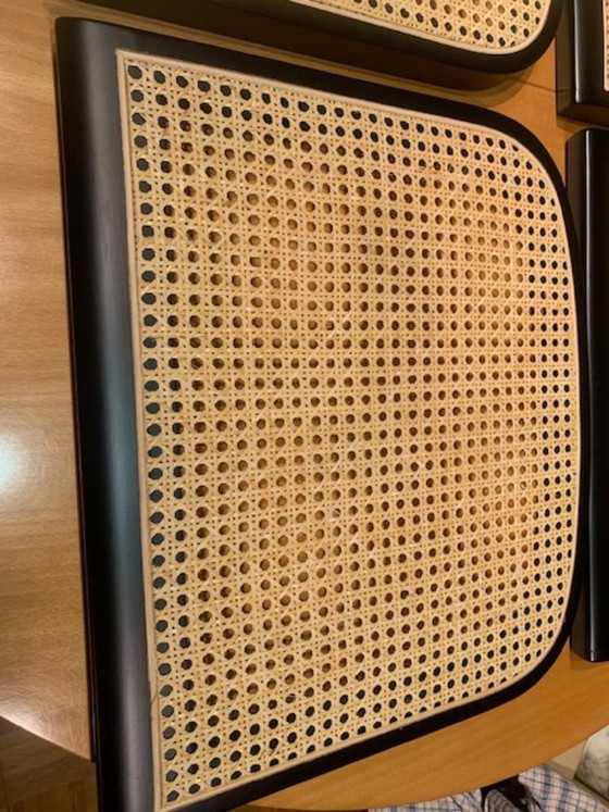 Image 1 of Siège de rechange, modèle Breuer, noir. Lot de 4