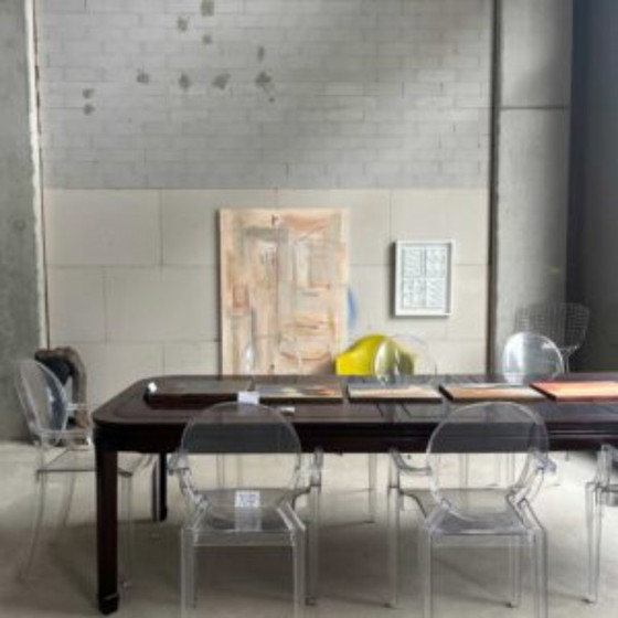 Image 1 of Long dining table, rosewood