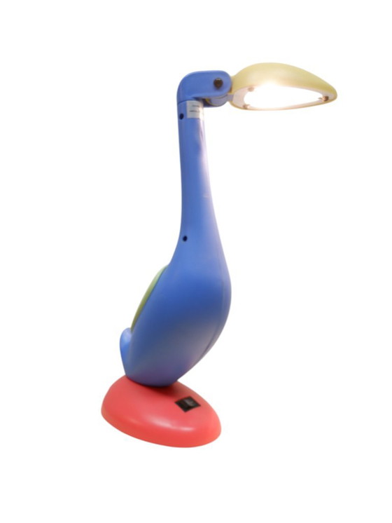 Lampada da tavolo pinguino vintage, anni '80 – Lampade per bambini, Plastica (photo 3 of 6)