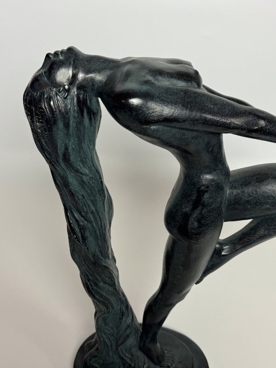 Image 1 of Sculpture 'Sultry Awakening' Designed by Klara Sever for Austin Productions, USA 1970s.