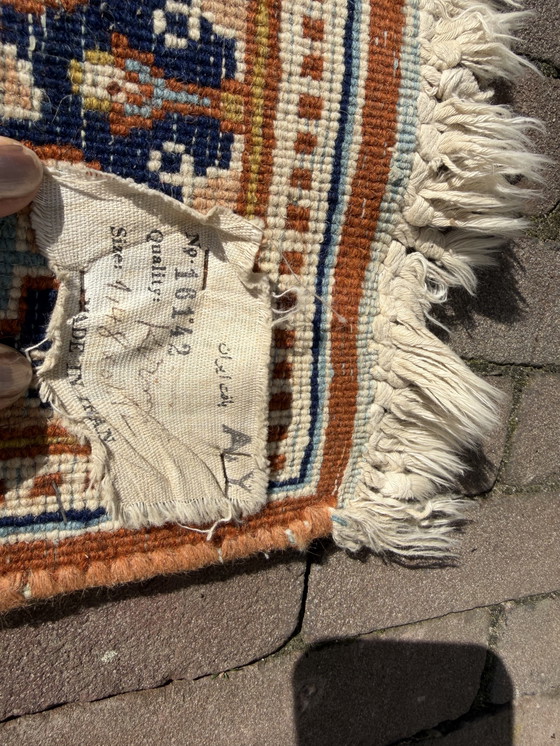 Image 1 of Prachtig vintage Perzisch tapijt – warme kleuren - 90x15 