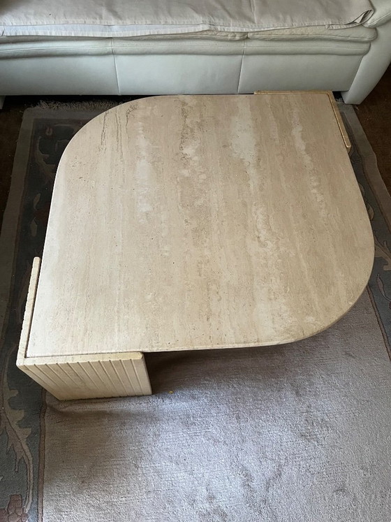 Image 1 of Tavolo in marmo travertino