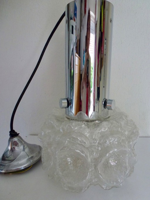 Een vintage Glashütte Limburg hanglamp uit de jaren '70.