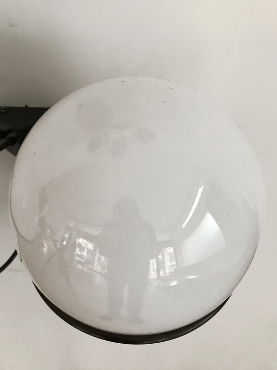 Wall light in metal and glass by Candle, Italy, 1960s, White (photo 10 of 15)