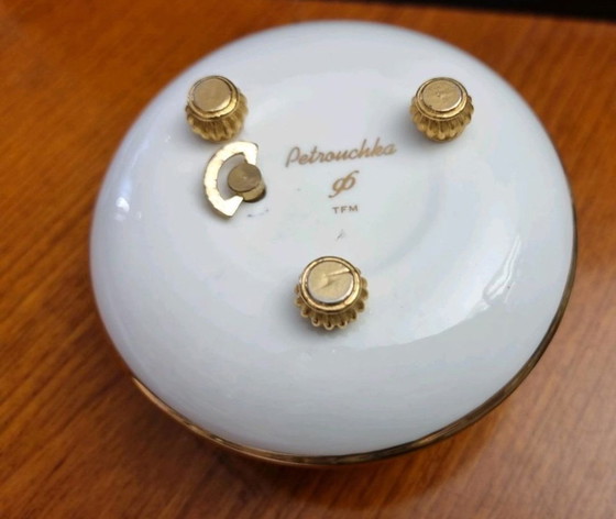 Image 1 of Faberge Spieluhr Franklin Mint Petruschka