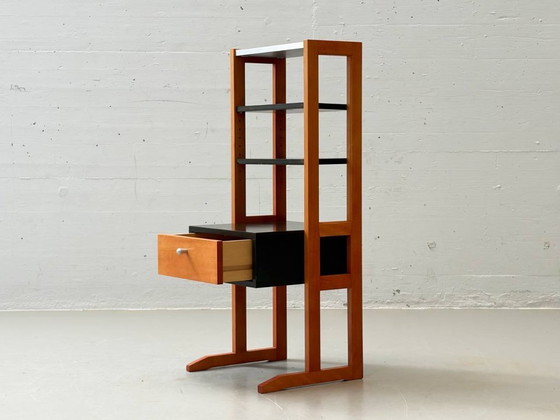 Image 1 of Postmoderne ladekast met open planken, jaren 80