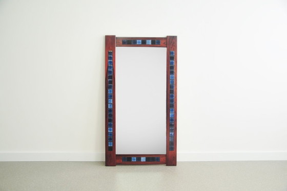 Specchio Palissandro Piastrelle Ceramica Blu – Glass (photo 6 of 7)