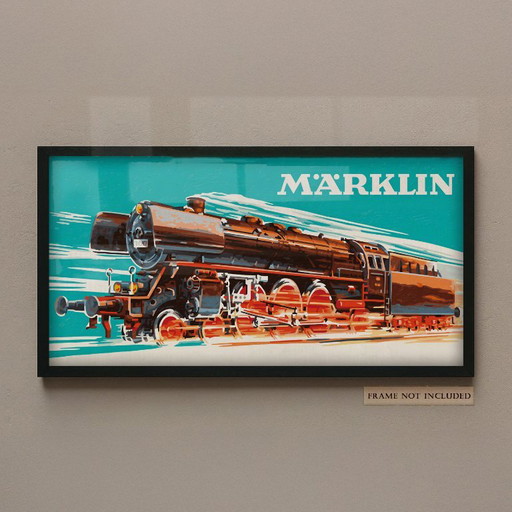 MARKLIN Lokomotive Modell Zug Poster Plakat