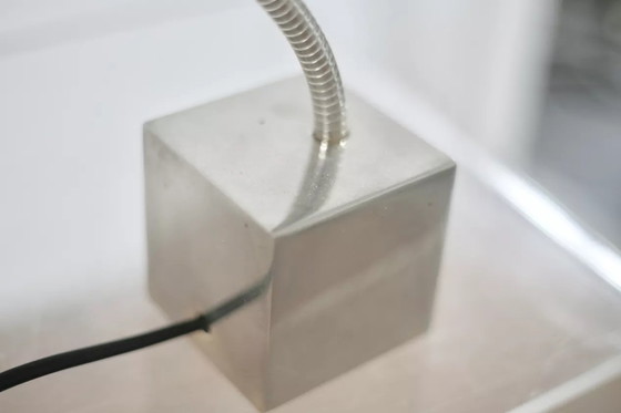 Image 1 of Stalen lamp uit de jaren 70