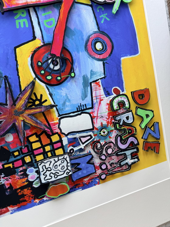 Paul Kostabiart Gemengd in reliëf – Kunst, Paper, Other (photo 7 of 10)